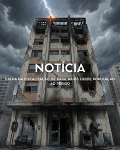 Falha na fiscalização de para-raios no RS expõe população ao perigo